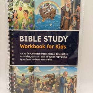 Bible Study Workbook for Kids: Lessons, Activities, Quizzes, and Faith Questions
